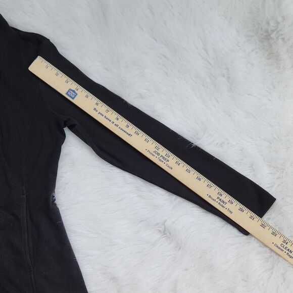 Eileen Fisher -975 Asymmetric Rib Snap Sweater Moto Jacket Organic Cotton Small - Picture 11 of 11